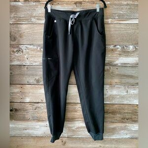 Figs Black Jogger Pants